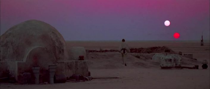 Star Wars binary sunset