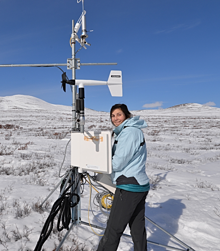 McMaster PhD student Erin Nicholls is investigating how the expansion of vegetation is affecting the water cycle in mountain regions.