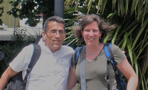 Research partners Randy Jackson and Renee Masching in 2011. Photo courtesy of Renee Masching.