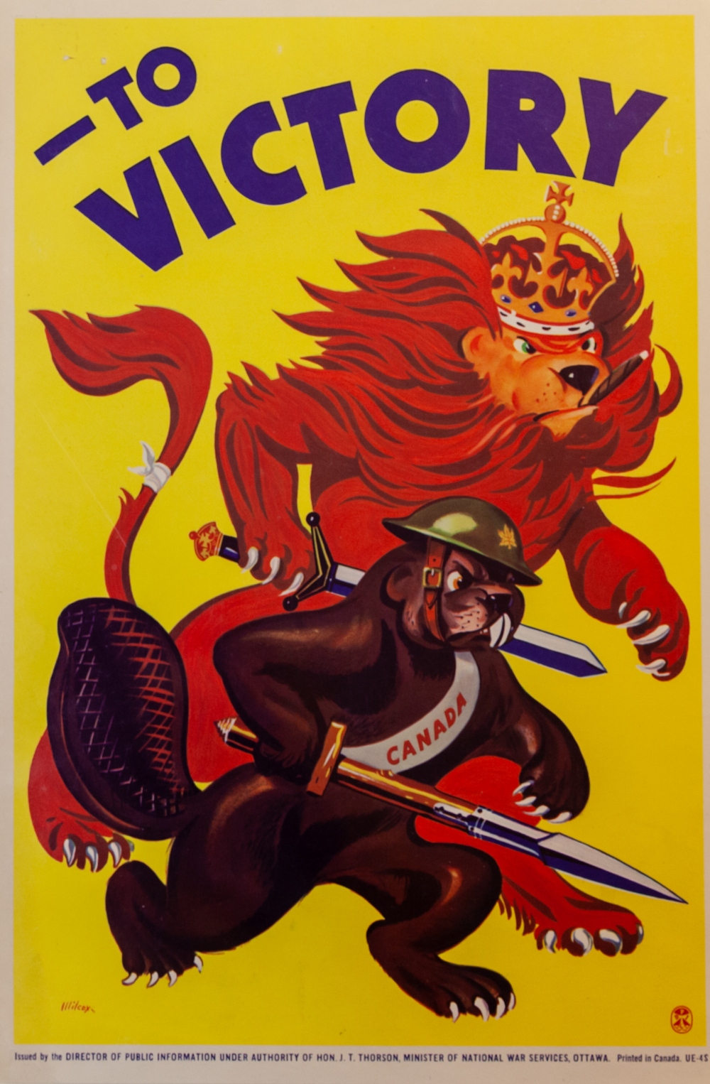 “To Victory” poster, no. 41, Second World War poster collection