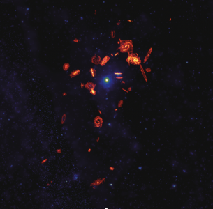 Two galaxies observed by the VERTICO, Virgo Environment Traced in Carbon Monoxide.