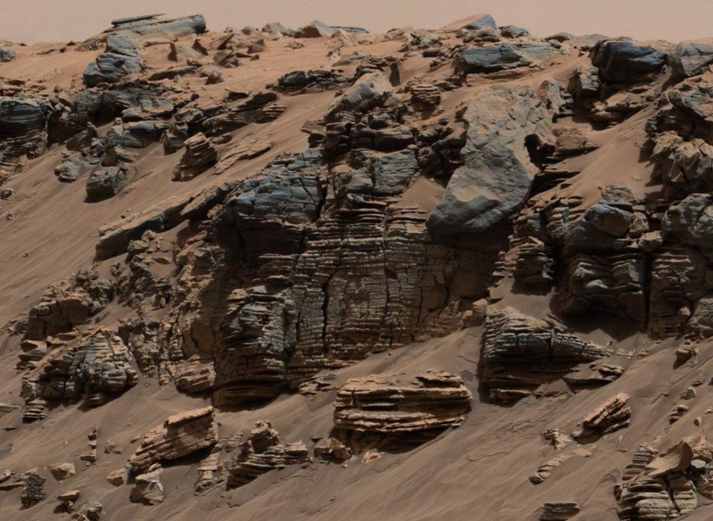 Brown rocky terrain