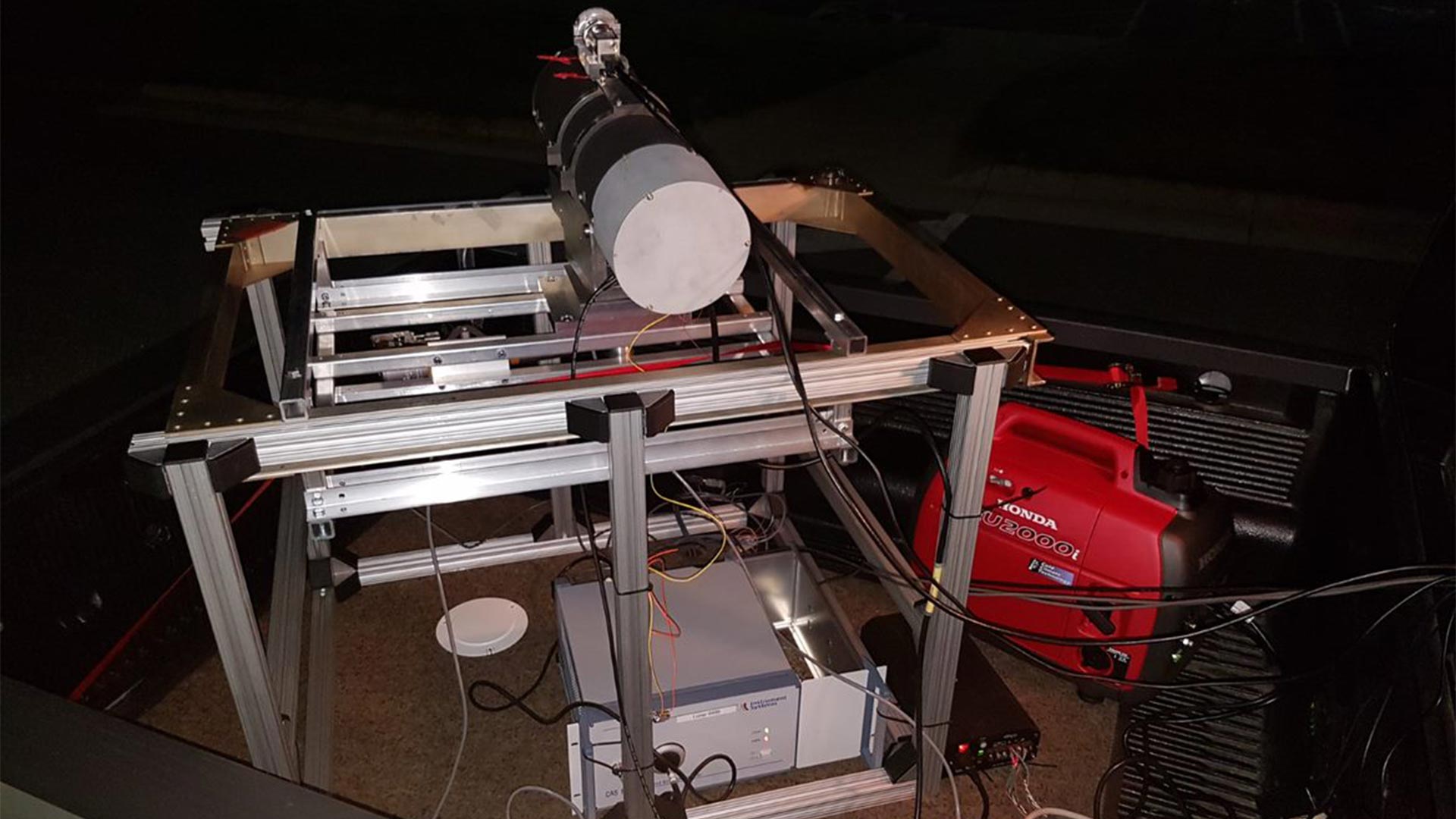 ARTEMIS, an autonomous, robotic, telescope mount instrument subsystem designed, built and programmed by McMaster associate professor Andrew Gadsden and his team