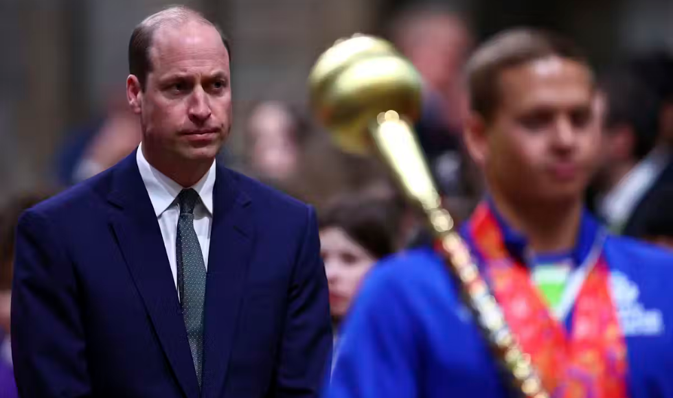 Image of Prince William attending the annual Commonwealth Day service ceremony