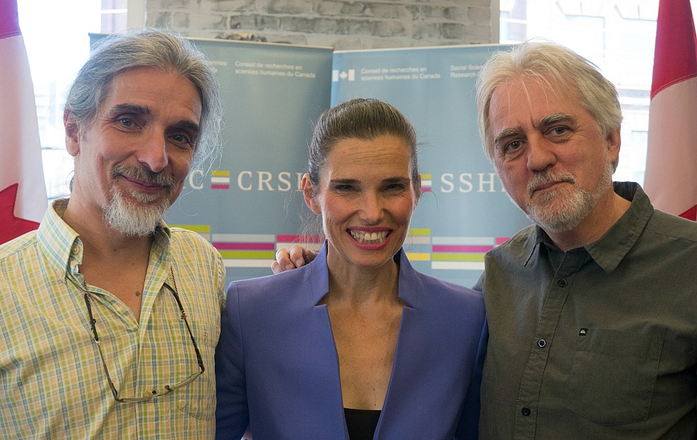 McMaster math professor, Miroslav Lovric (right), with Federal Science Minister Kirsty Duncan, and George Brown researcher Taras Gula at a recent Social Sciences and Humanities Research Council (SSHRC) funding announcement. Lovric and Gula received $132,000 in SSHRC funding to create a series of modules to help students, health care professionals, and patients better understand and communicate numeric data in the health care setting.