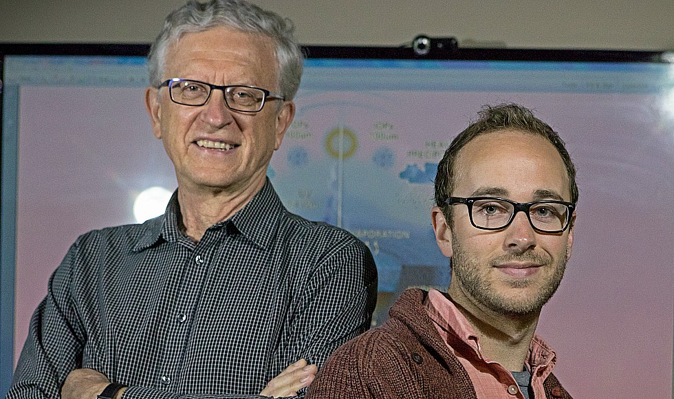 Ben K.D. Pearce and Ralph Pudritz, both of McMaster’s Origins Institute and Department of Physics and Astronomy, were lead authors on the paper which suggests that the molecules making up first life appeared 4.2 billion years ago when meteorites splashed down and leached molecules, called nucleobases, into warm little ponds.