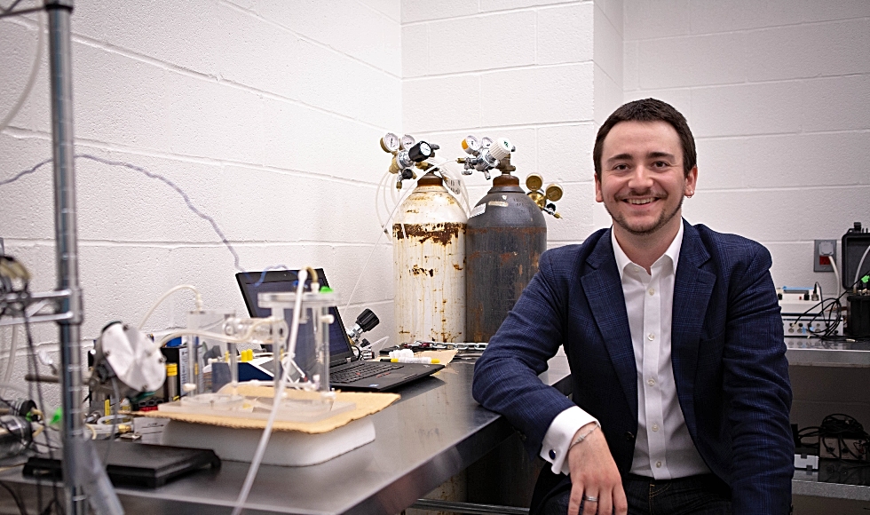 Oliver Wearing, a McMaster PhD student who is studying environmental physiology, is a recipient of a 2018 Vanier Graduate Scholarship.