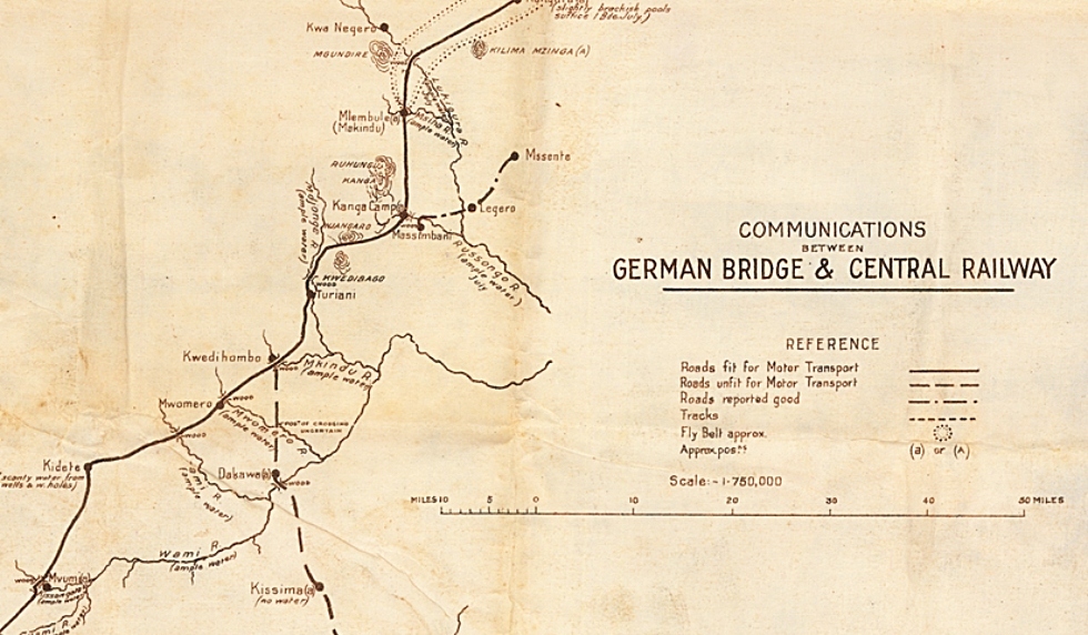 A rare map from McMaster’s extensive World War One map collection is shedding light on the little-known German East Africa campaign where troops were more likely to die from disease than enemy fire, and which was fought in regions so remote, its soldiers were the last in the Great War to lay down their arms.