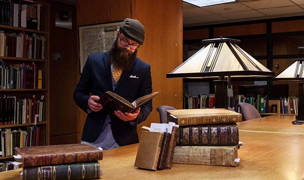 Myron Groover, McMaster University Library’s rare books librarian, recently curated an exhibit which included a number of important scientific texts from McMaster University Library’s collection. Works ranged from Galileo’s’ Dialogue and Newton’s Opticks to the oldest item in McMaster’s collection: a hand-written 12th-century copy of Boethius’ Consolatione, a 6th-century philosophical text.