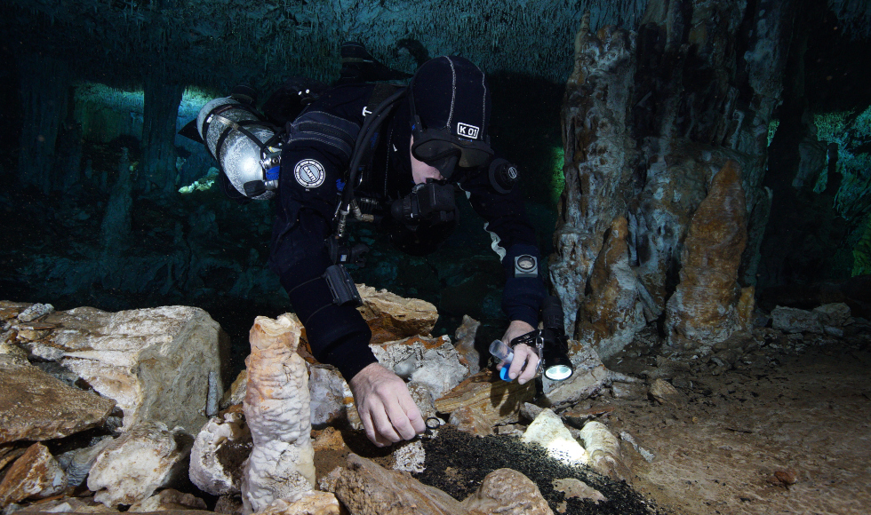 deepest underwater cave in the world