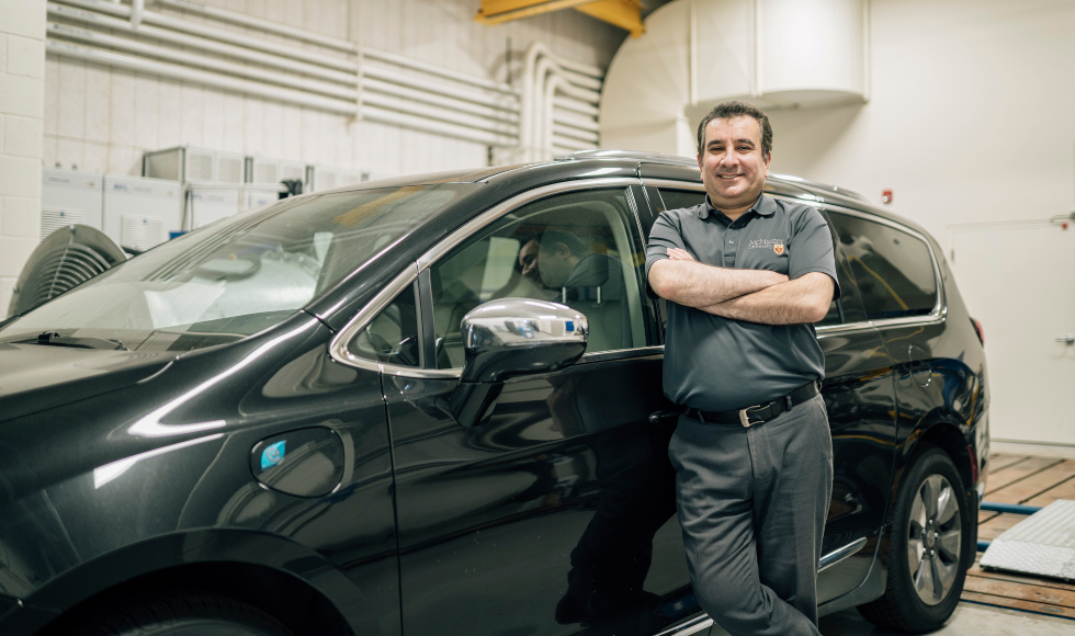 Ali Emadi receives NSERC award with Fiat Chrysler Automobiles for