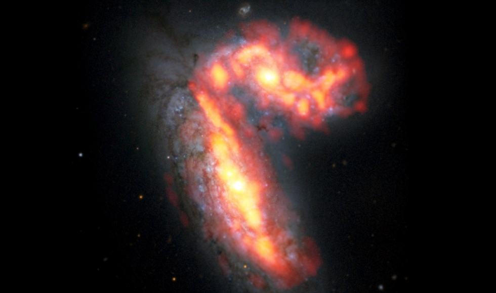 two of the 2,000 galaxies in the Virgo Cluster