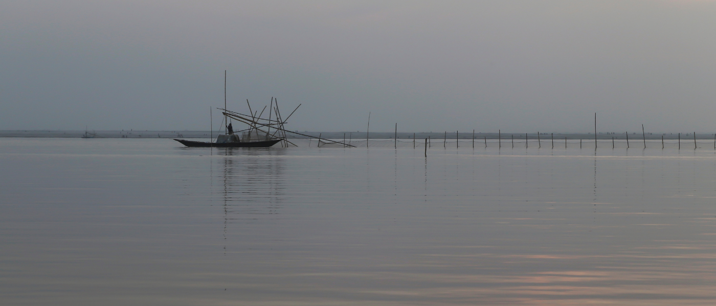 Ferries on panama river in Bangladesh