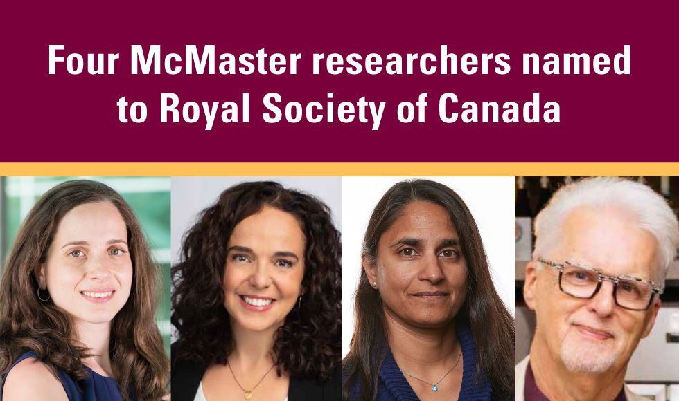 Four McMaster researchers named to Royal Society of Canada - Brighter World