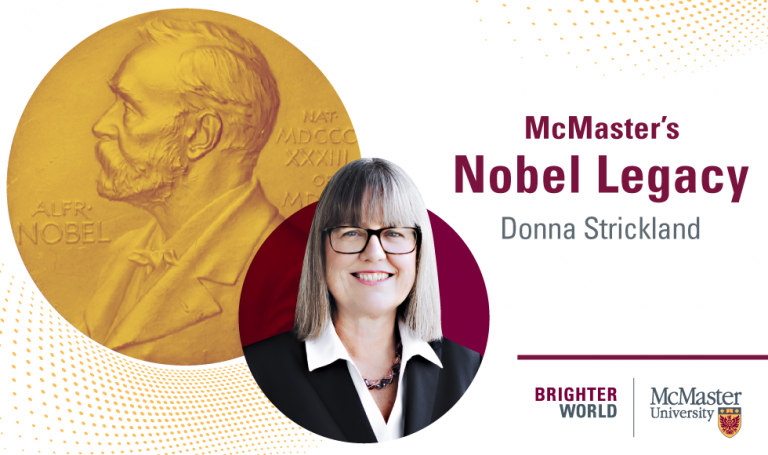 Mcmasters Nobel Legacy Donna Strickland Brighter World