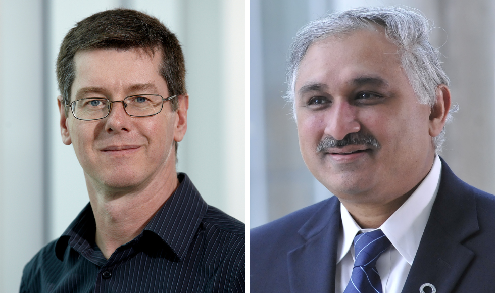 Headshots of John Brennan and Param Nair