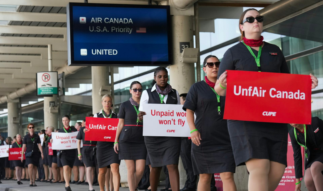 Analysis: Air Canada flight attendant ‘unlawful’ strike exposes major fault lines in Canadian labour law